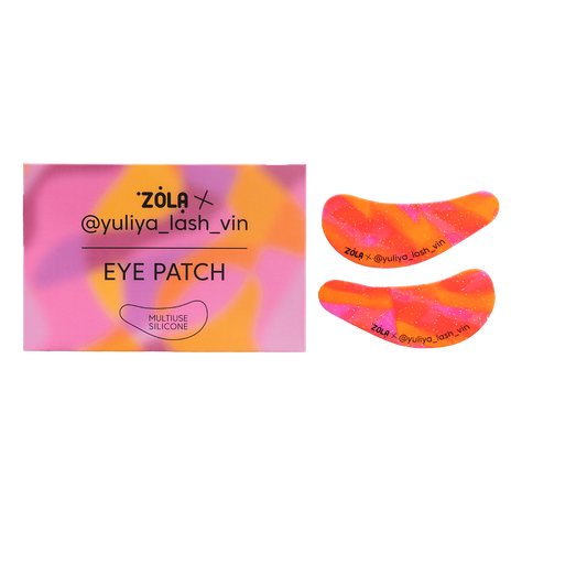 ZOLA X YULIYA LASH VIN MULTIFUNCTIONAL SILICONE PATCHES PINK-ORANGE