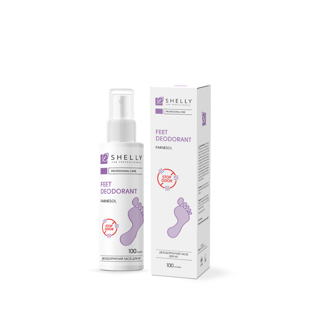 LONG-LASTING FOOT DEODORANT WITH FARNESOL SHELLY 100 ML