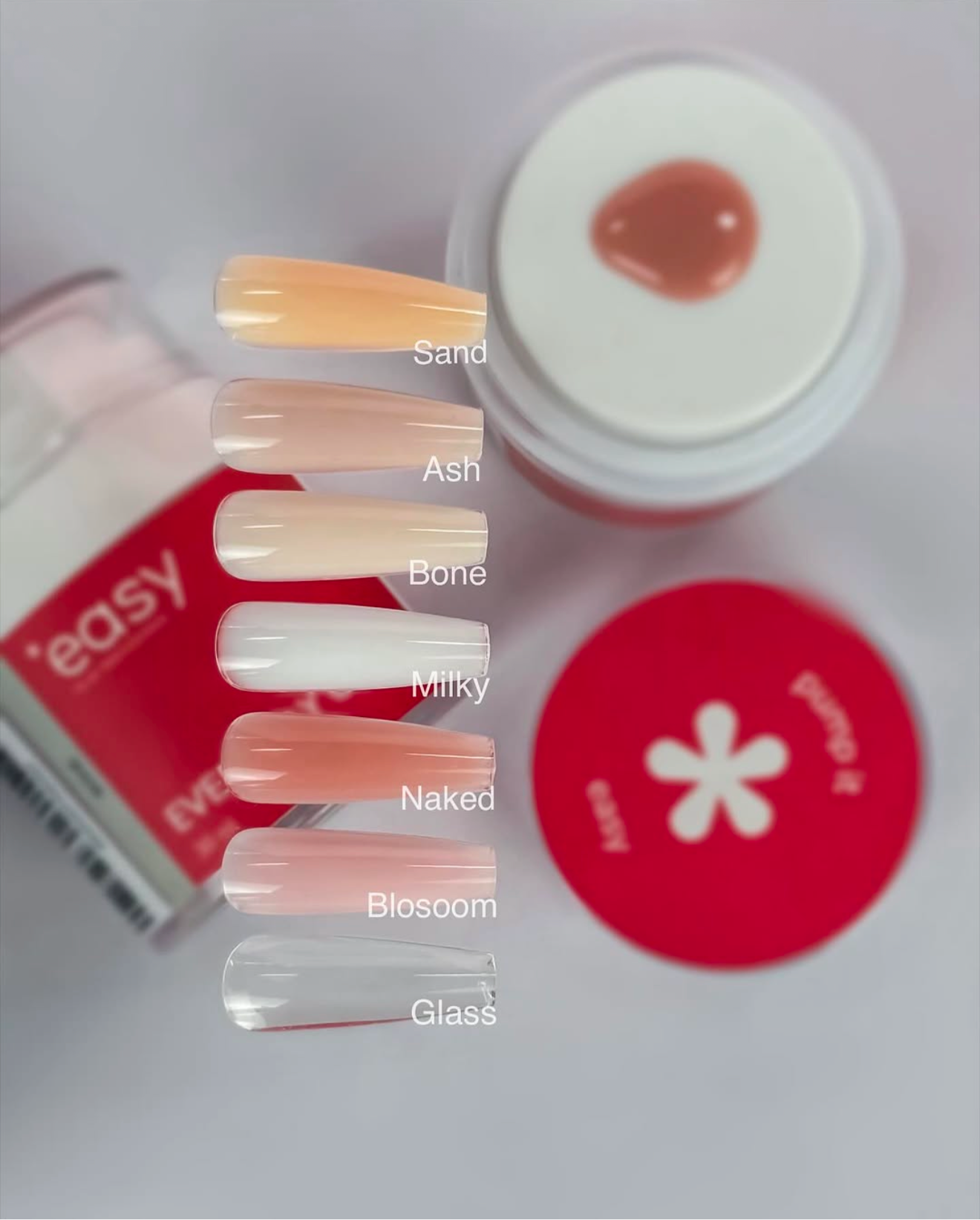 Modeling gel "Everyday Gel", TM "Easy to be professional", color "naked", 30 ml