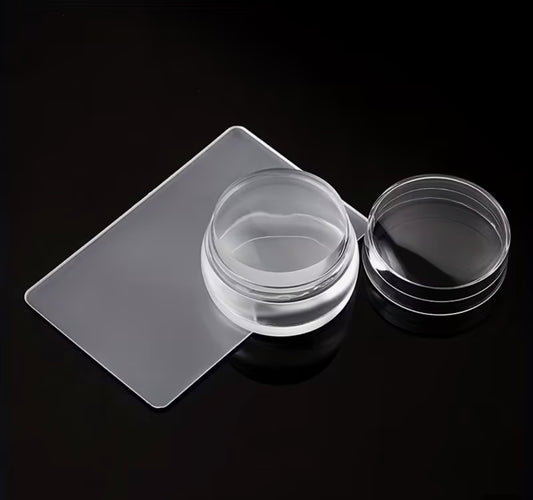 Nail Stamping Tool with Scraper