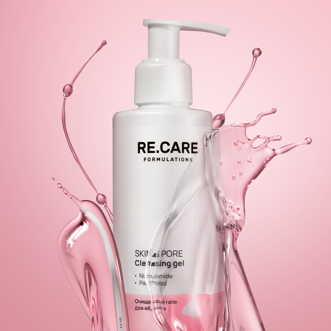Очищаючий гель для обличчя Skin & Pore Cleansing gel RECARE 200 мл