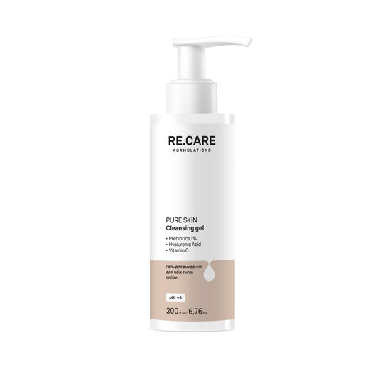 Гель для вмивання для всіх типів шкіри Pure Skin Cleansing gel RECARE 200 мл