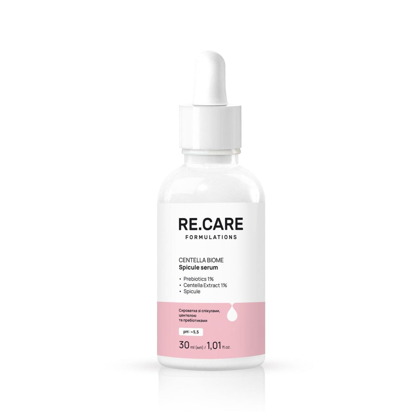 Сироватка зі спікулами, центелою та пребіотиками Centella Biome Spicule Serum RECARE 30 мл