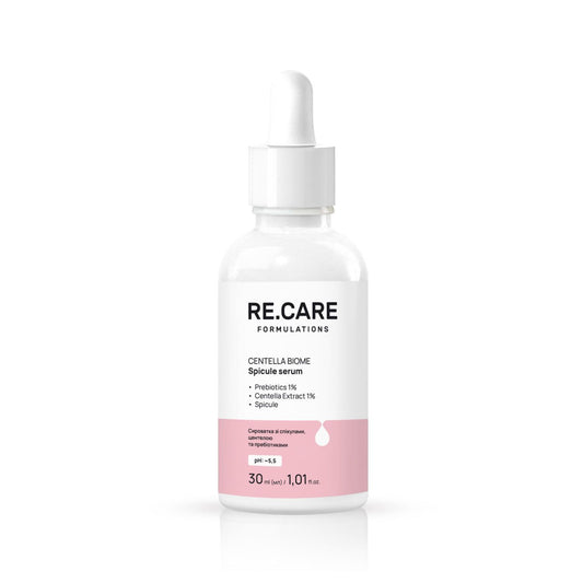 Сироватка зі спікулами, центелою та пребіотиками Centella Biome Spicule Serum RECARE 30 мл