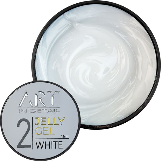 Гель для нарощування та моделювання ART Jelly Gel №2 White, 15 мл