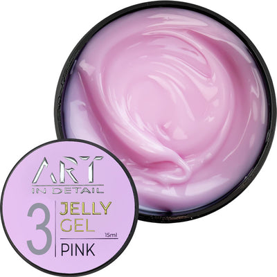 Гель для нарощування та моделювання ART Jelly Gel №3 Pink, 15 мл