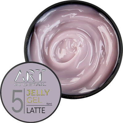Гель для нарощування та моделювання ART Jelly Gel №5 Latte, 15 мл
