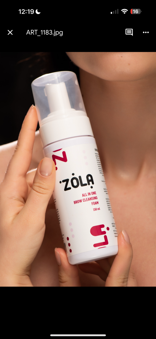 ZOLA EYEBROW CLEANSING FOAM 80 ML
