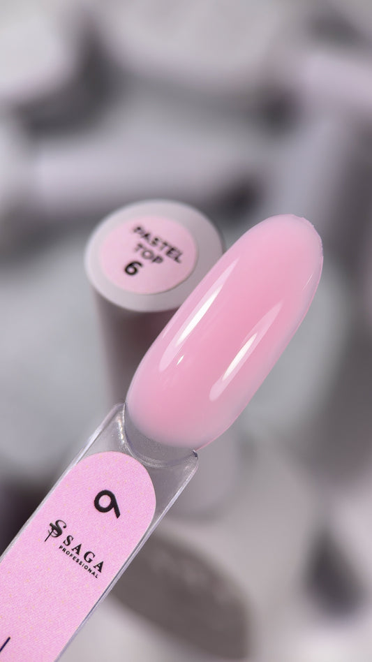SAGA professional топ без липкого шару PASTEL TOP, 10 мл, 06