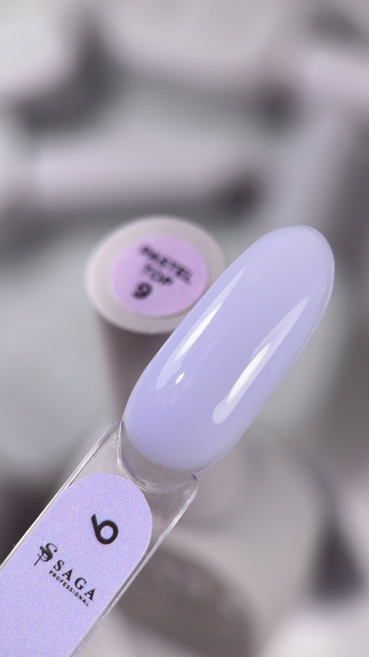 SAGA professional топ без липкого шару PASTEL TOP, 10 мл, 09