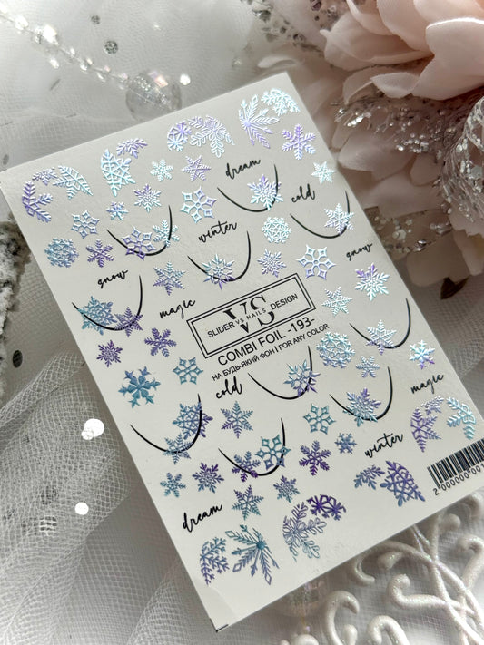 Слайдер дизайн VS Nails Combi foil -193-