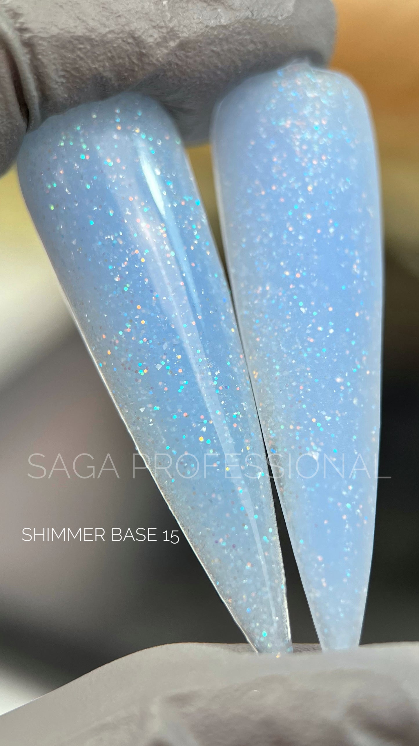 Saga Cover Base Shimmer 15 мл, N15