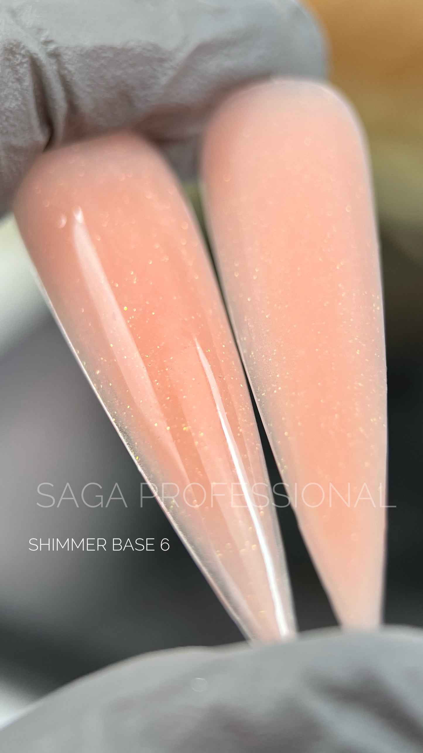 Saga Cover Base Shimmer 15 мл, N6