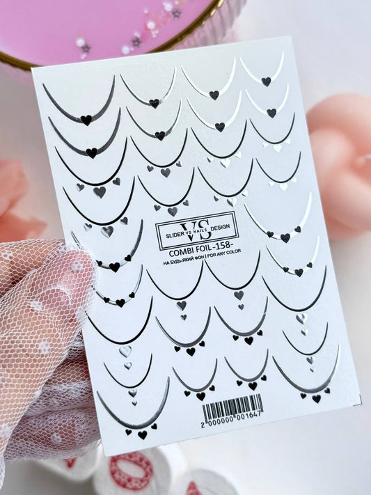 Слайдер дизайн VS Nails Combi foil -158-