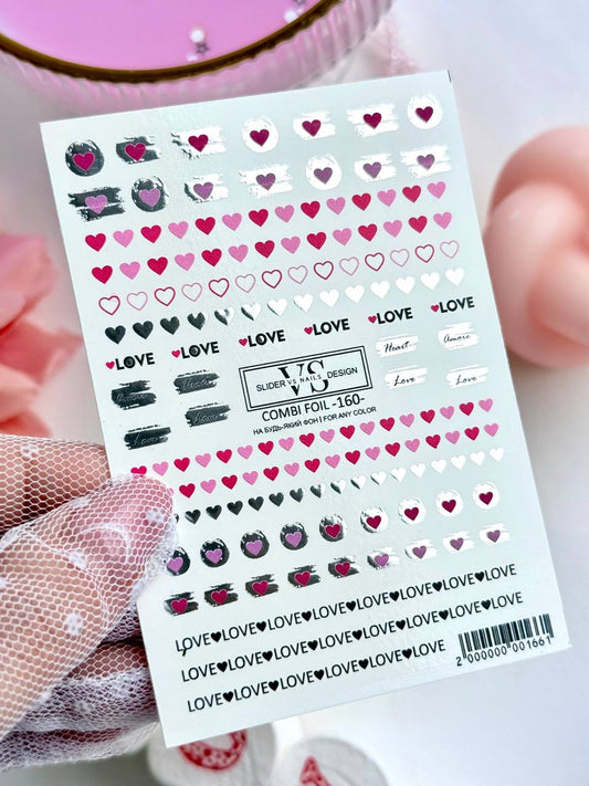 Слайдер дизайн VS Nails Combi foil -160-