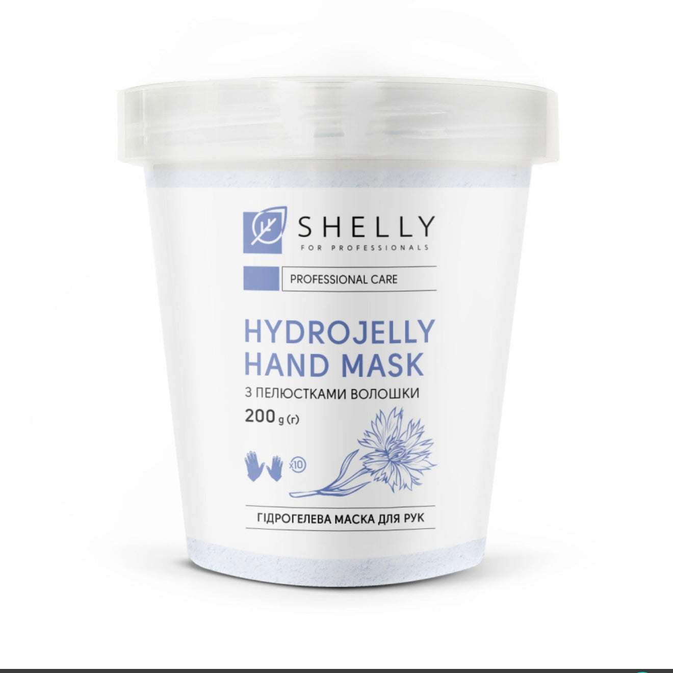 HYDROGEL HAND MASK WITH CORNWALL PETALS SHELLY 200 G 