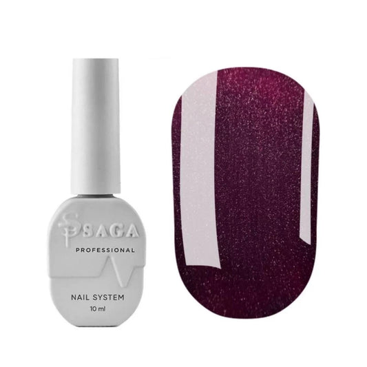 Гель-лак Saga Wine Cat Котяче Око №04, 10 мл
