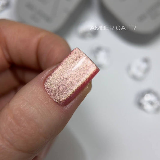 Гель-лак Saga Amber Cat Котяче Око №07, 10 мл