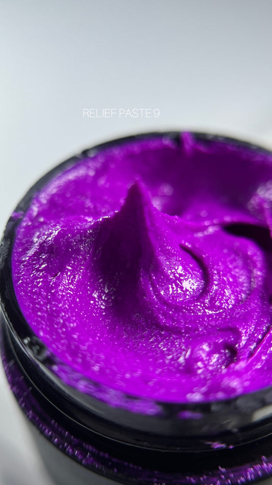 Паста декоративна Saga Relief past №09, фіолетова, 5 мл