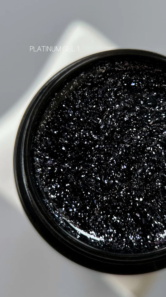 Design gel Saga Platinum Paint No. 01 black, 5 ml