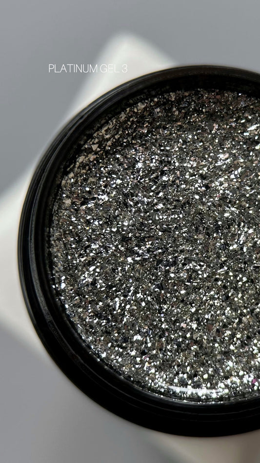 Design gel Saga Platinum Paint No. 03 silver ivory, 5 ml