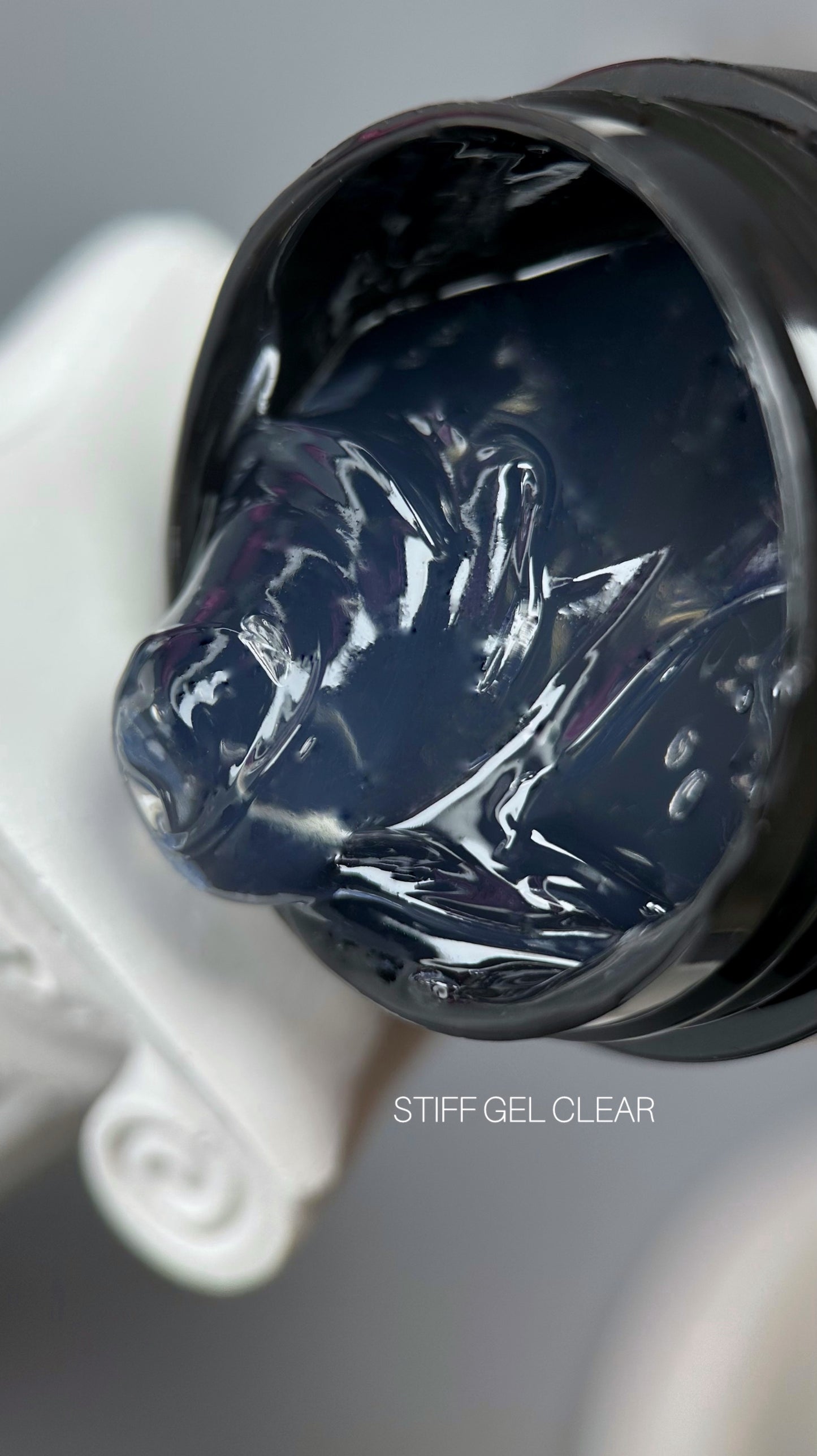 Гель-желе для нігтів Saga STIFF gel Clear, прозорий, 13 мл