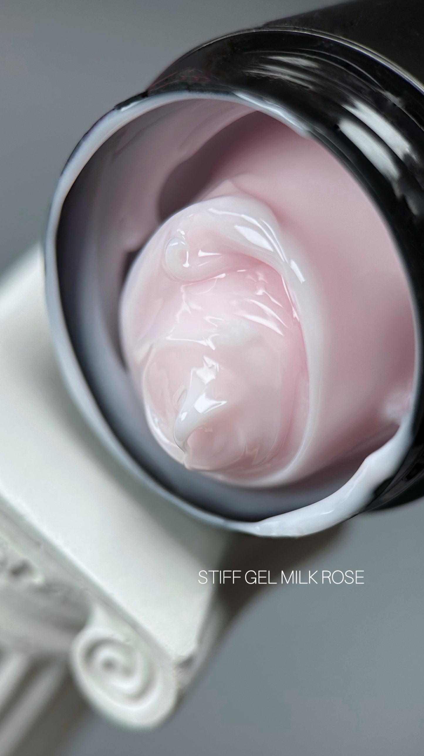 Гель-желе для нігтів Saga STIFF gel №03 Milk rose, молочна троянда, 13 мл