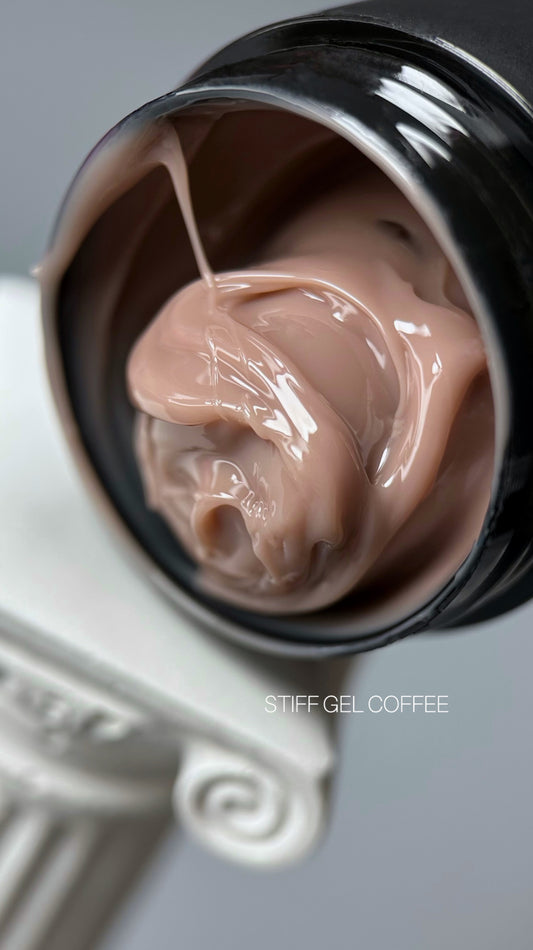 Гель-желе для нігтів Saga STIFF gel №05 Coffee, молочна кава, 13 мл