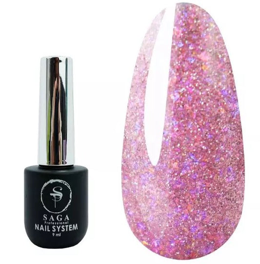 Гель-лак SAGA Fiery №16 світловідбиваючий, 9 мл