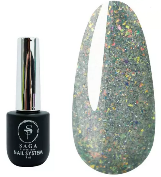 Гель-лак SAGA Fiery №19 світловідбиваючий, 9 мл