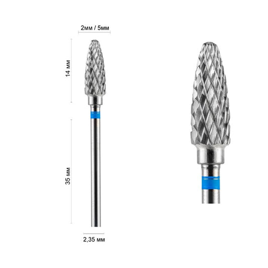Насадка фреза твердосплавна DLX 50 B конус для лівші 13235