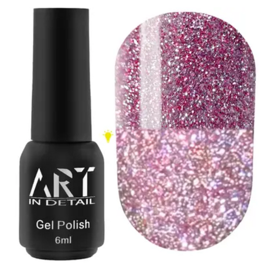Гель-лак світловідбиваючий ART Flash Gel Polish №FG014, 6 мл