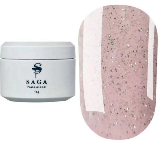 Saga Builder Night gel nail gel No. 02, 15 ml