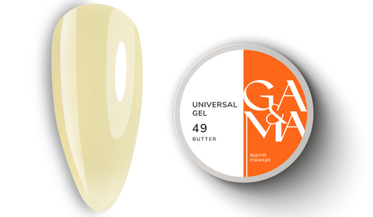 GaMa Universal gel liquid No. 49, butter, 30 ml