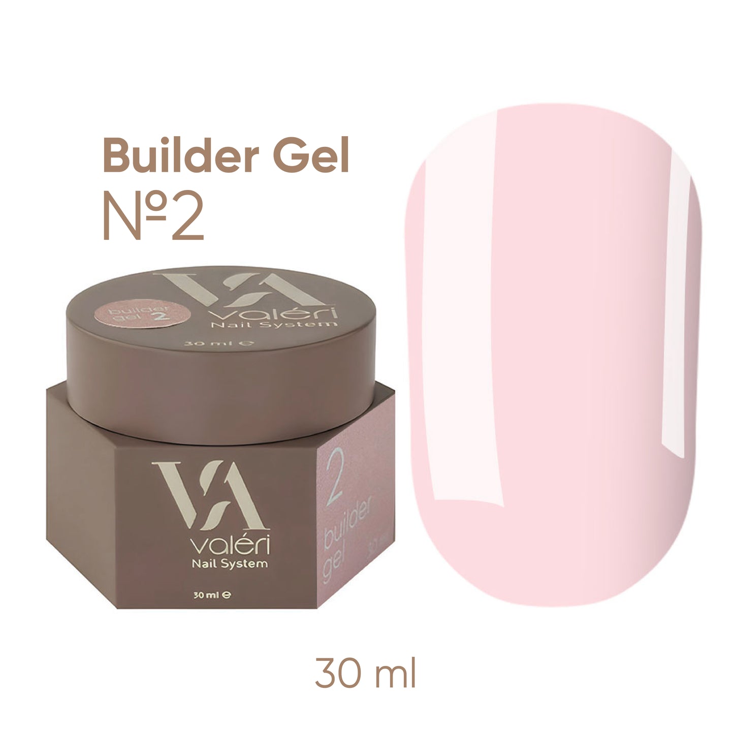 Valeri Builder Gel 30 ml,  N2  Nude