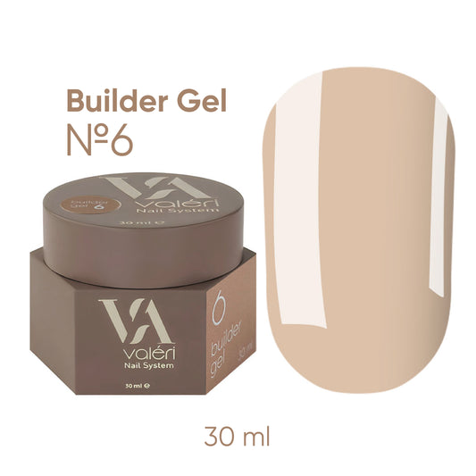 Valeri Builder Gel 30 ml,  N6  Cacao