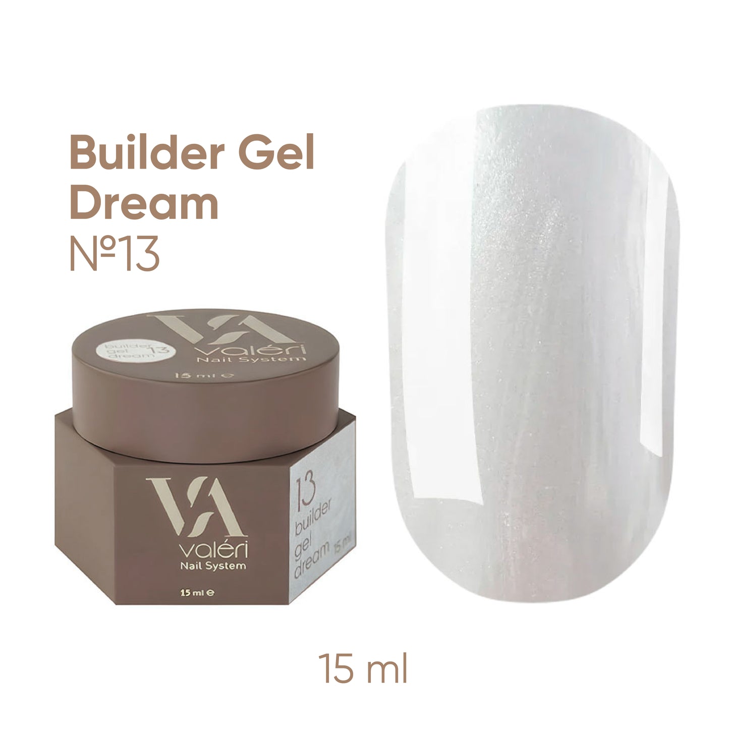 Builder Gel DREAM COLLECTION Valeri №13  15 ml