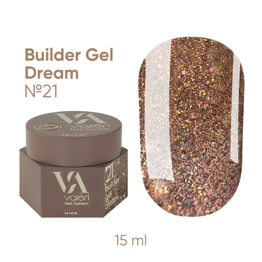 Builder Gel DREAM COLLECTION Valeri №21  15ml
