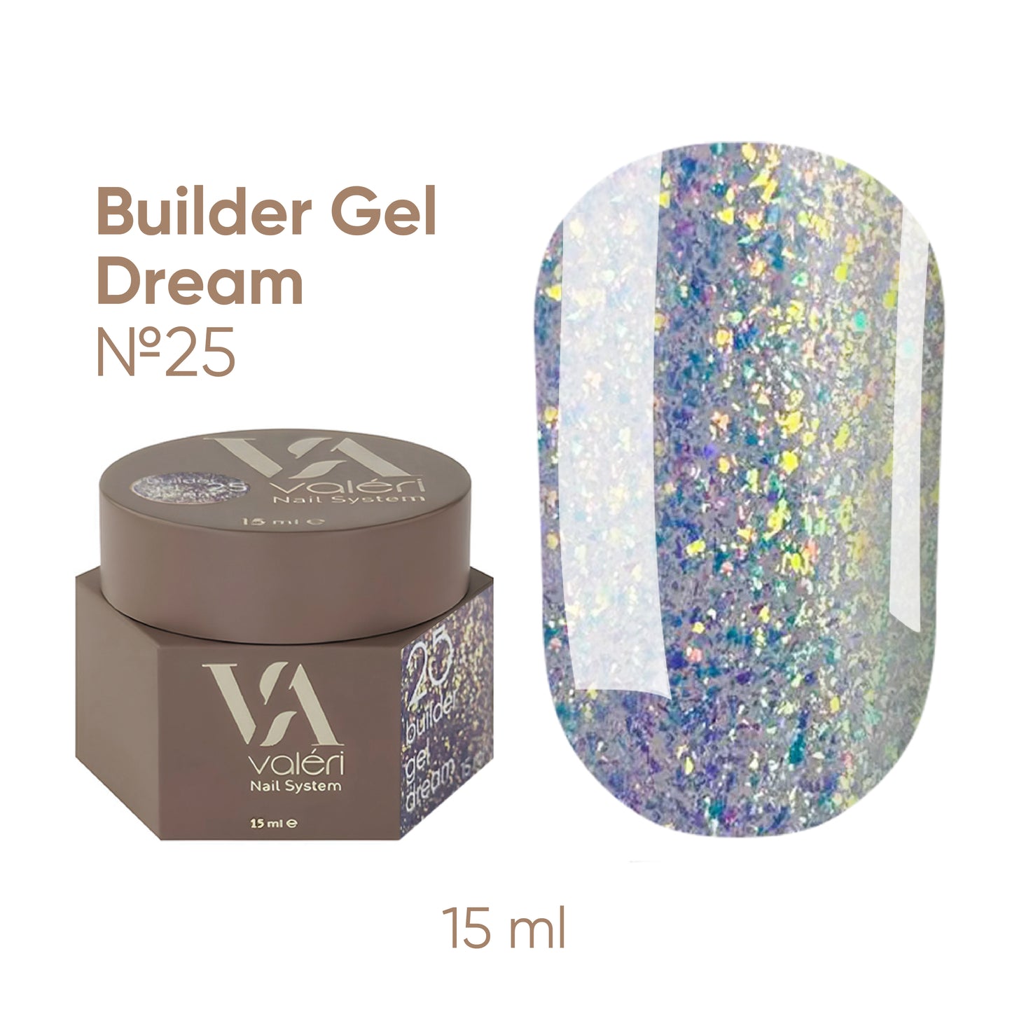 Builder Gel DREAM COLLECTION Valeri №25  15ml