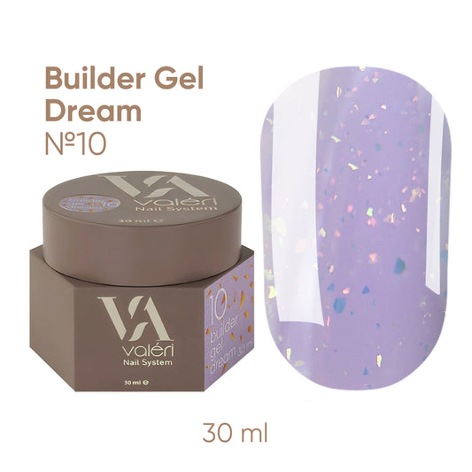 Builder Gel DREAM COLLECTION Valeri №10  30ml