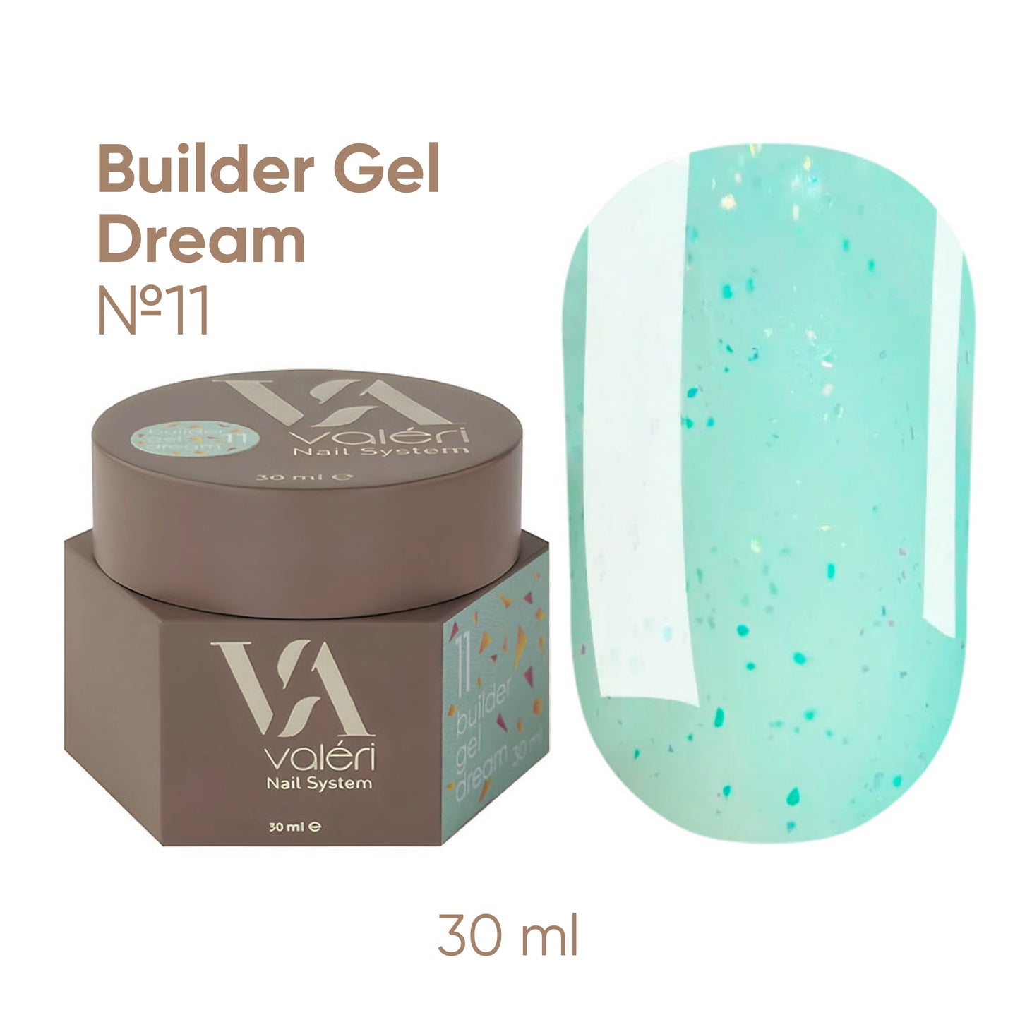 Builder Gel DREAM COLLECTION Valeri №11  30ml