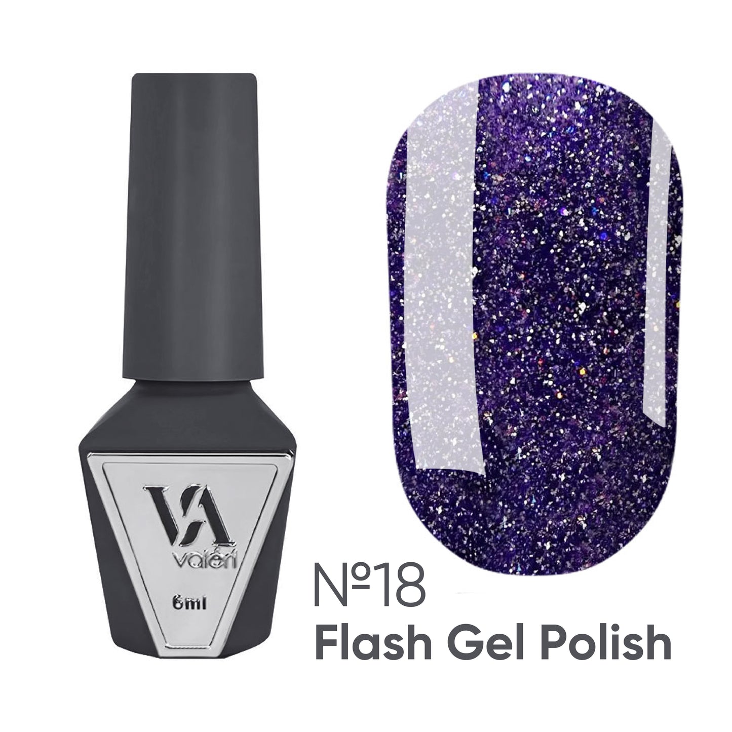 Valeri Flash gej polish 6 ml, N18