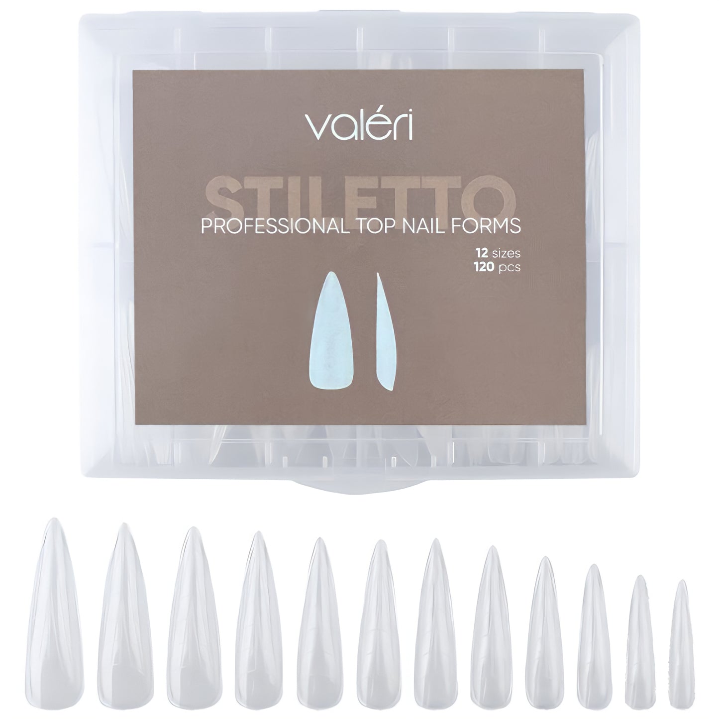 Valeri Professional Top Nail Forms "Stiletto"