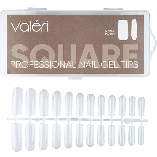 Valeri Professional Nail Gel Tips "Square"