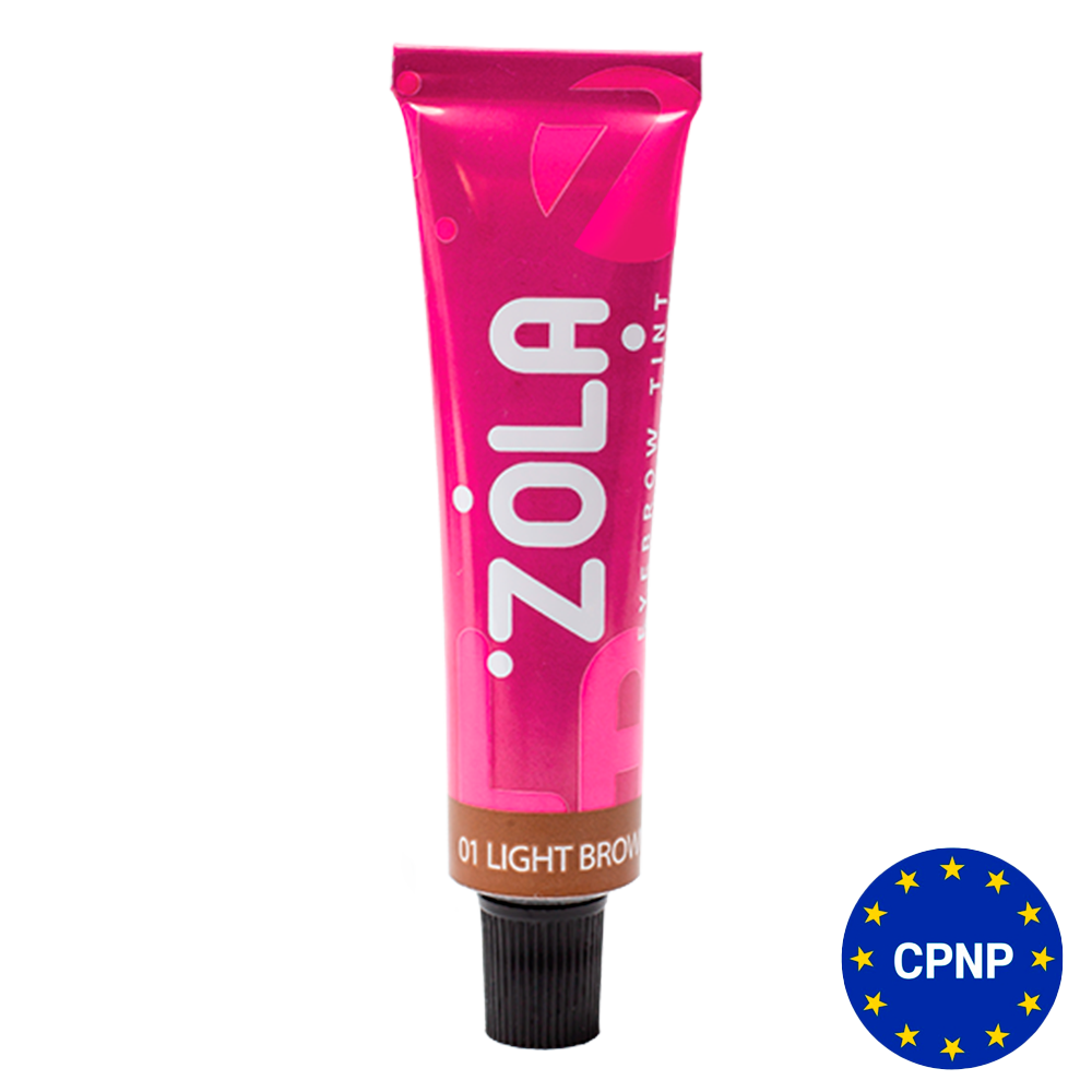 ZOLA Фарба для брів з колагеном Eyebrow Tint With Collagen 01 Light Brown 15 мл.