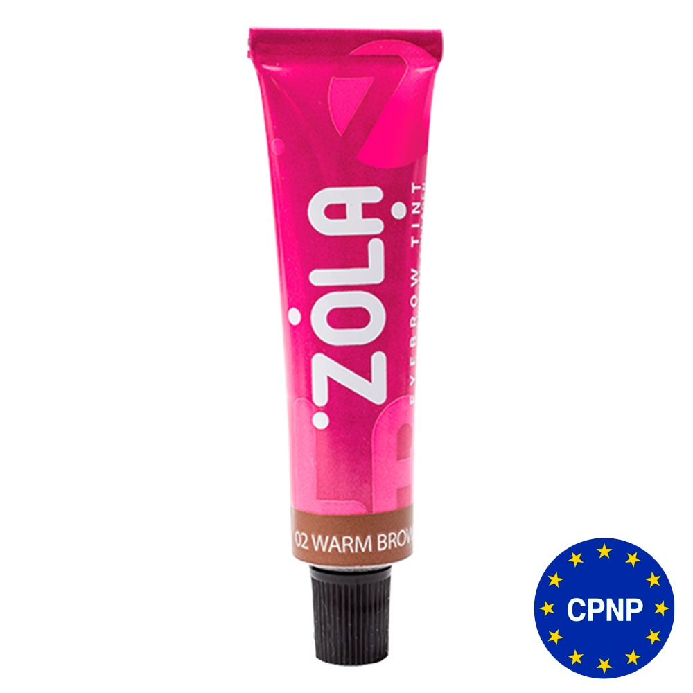ZOLA Фарба для брів з колагеном Eyebrow Tint With Collagen 02 Warm Brown 15 мл.
