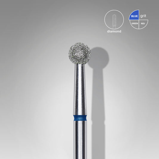 Staleks Pro Diamond Nail Drill Bit Ball Blue 4.0 mm