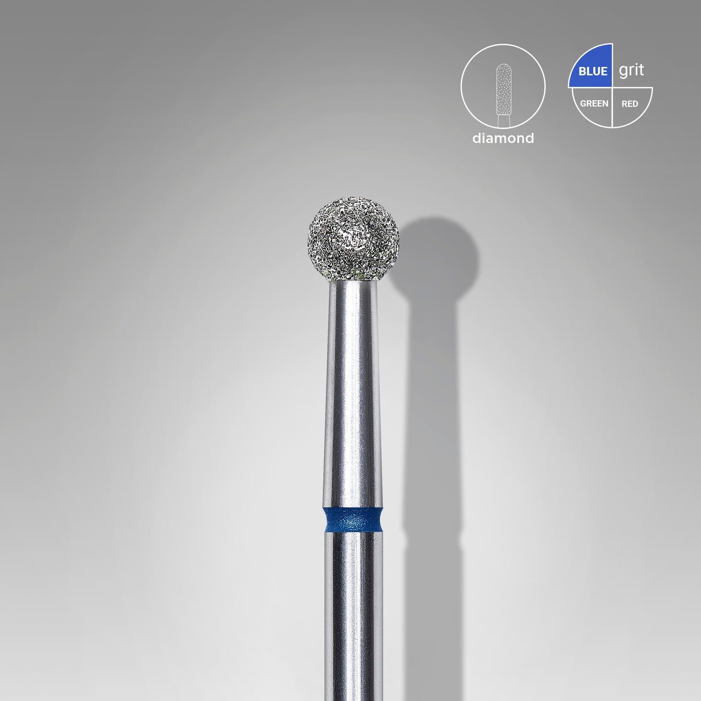 Staleks Pro Diamond Nail Drill Bit Ball Blue 3.5 mm