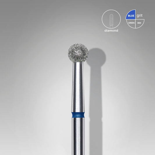 Staleks Pro Diamond Nail Drill Bit Ball Blue 3.5 mm