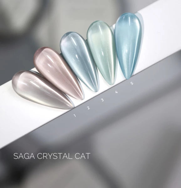 SAGA Professional Gel polish Crystal Cat 02, 10 мл